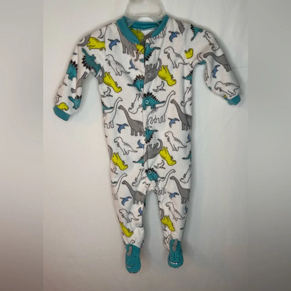 Just One You Made by Carter’s Multicolor dinosaur Print One Piece Onesie Baby 9M